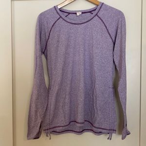 Lucy - Purple/White Stripe Longsleeve (L)